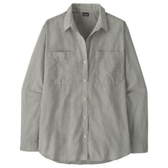 Patagonia LW A/C Buttondown Bluse f&uuml;r Damen | grau