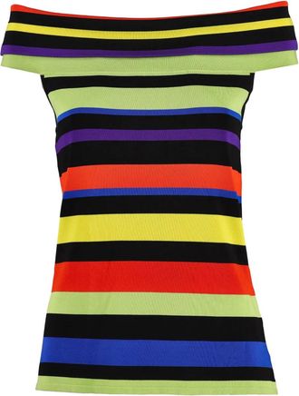 Ralph Lauren Top a righe 00s - Verde