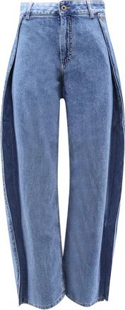 Loewe Straight Jeans - Dames - Regular Fit Jeans - Blauw - XS - Katoen - Jeans