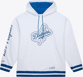 Mitchell & Ness Mens Mitchell & Ness White Los Angeles Dodgers Cooperstown Collection Fleece Hoodie at Nordstrom, Size Xx-Large