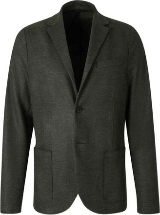 Harris Wharf London patch-pocket single-button blazer - Green