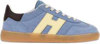 Hogan Light Blue Leather Sneakers