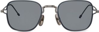 Thom Browne square-frame sunglasses - unisex - Titanium - 49 - Silver