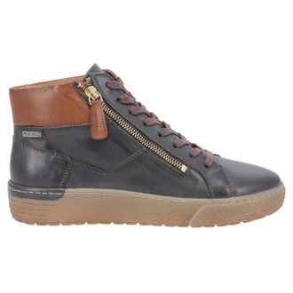 Pikolinos Vitoria W0T-7559 Leather Womens Low Top Trainers - Ocean - Size:UK 7-7.5