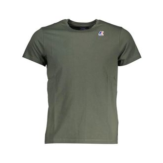 K-Way Heren, Tops, Groen, Maat: S Katoen