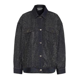 Gestuz Denim Jacket Dark Blue Unwashed