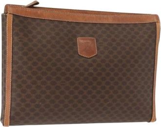 Celine Pre-owned Clutches, female, Brown, Size: ONE SIZE Pre-owned Plastic Clutch