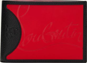 Christian Louboutin Mens Coolcard Two-Tone Leather Wallet