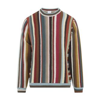 Paul Smith Jersey de cuello redondo de lana merino - Knitwear - Hombre - Multicolor - XL