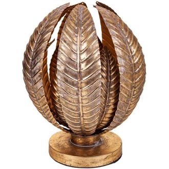 Wanderlust Deco Wanderlust Deco - L&aacute;mpara De Mesa De Metal Dorada 35x35x39,5