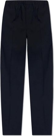 Jil Sander Wollen Broek - Heren - Slim Fit Broeken - Zwart - L - Wol - Broeken