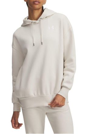 Under Armour Icon Fleece Hoodie in Summit White //White at Nordstrom, Size Xx-Large
