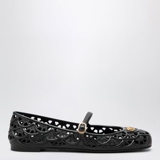 Valentino Garavani Ballerine VLogo Signature in gomma nere