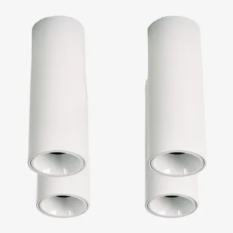 Sklum Pack Da 4 Applique Da Soffitto Led A Superficie Rotondi &Oslash;4 Cm Per Esterni In Alluminio Orelva Sklum