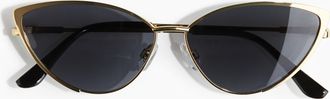 H&M Cat-Eye-Sonnenbrille - Goldfarben