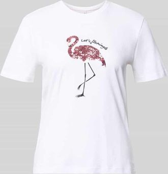 Only Regular Fit T-Shirt aus reiner Baumwolle Modell KITA in Weiss, Gr&ouml;&szlig;e XL