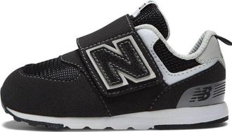 New Balance (TD) New Balance 574 Shoes Black White Grey NW574BK