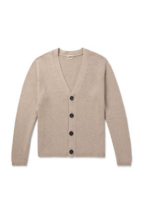 Massimo Alba Tony Cotton and Silk-Blend Cardigan