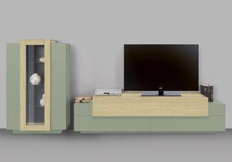 Inosign Wohnwand »Coro, Anbauwand, Medienwand« Set, 2 Stk. tlg