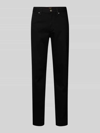 Lee Straight Fit Jeans im 5-Pocket-Design Modell WEST in Black, Gr&ouml;&szlig;e 30/30