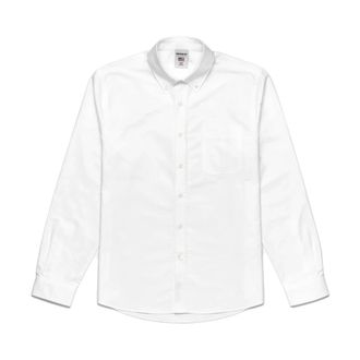 Sebago Camicia 100% Cotone - Heren - Casual Overhemden - Wit - L - Katoen - Overhemden
