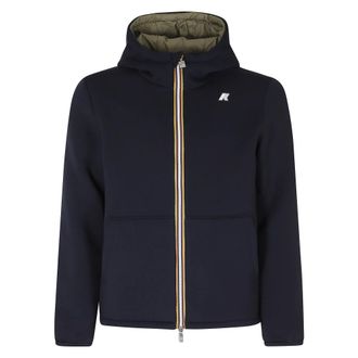 K-Way Jack Spacer Nylon Double Jacket - Heren - Jassen - Blauw - Maat: L Nylon