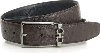 Ferragamo Reversible And Adjustable gancini Belt