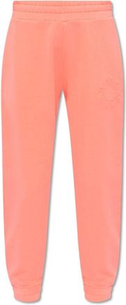 Moncler Trackpants met reli&euml;flogo - Dames - Sweatpants - Roze - S - Katoen - Broeken