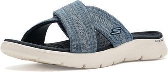 Skechers On-The-Go GO Walk Flex - Impressed Womens Sandals Navy : 11 B - Medium