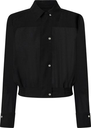 Pinko Cheers Georgette Shirt Black Limousine
