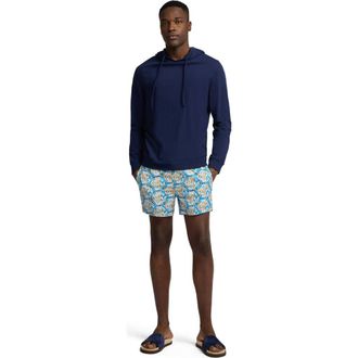 Onia Classic Charles 4 Swim Trunk in Light Blue at Nordstrom, Size X-Large