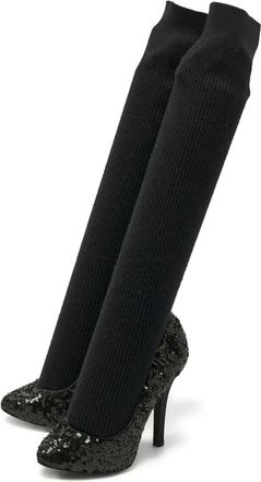 Dolce & Gabbana Pumps con paillettes - Nero