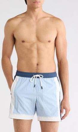 BOSS Remy Swim Trunks in Light/Pastel Blue at Nordstrom Rack, Size Xx-Large