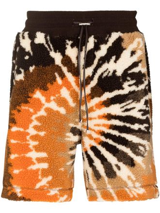 Amiri Shorts met tie-dye print - Bruin