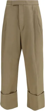 Thom Browne Beige Cotton Casual Mens Pants