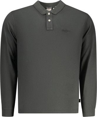 Pepe Jeans London Zwarte Katoenen Heren Polo Shirt