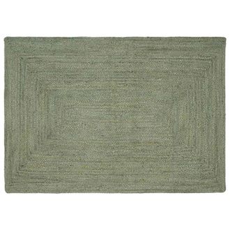 vidaXL Alfombras De &Aacute;rea Rectangular Verde Oliva 120 X 170 Cm Yute Vidaxl