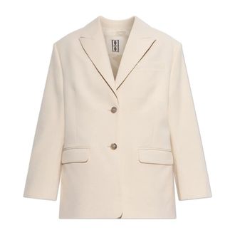 By Malene Birger Adele Blazer - Dames - Blazers - Beige - M - Polyester - Jassen