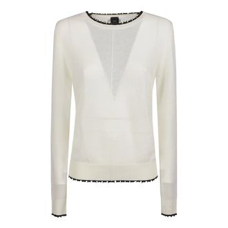 Pinko Pinko, Dames, Truien, Wit, Maat: S