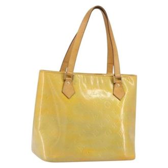 Louis Vuitton Bolso de mano de charol Pre-owned - Pre-owned - Mujer - Amarillo - ONE SIZE