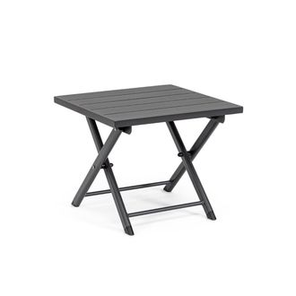 Hellin Tavolino Plegable Gris 44x43x36