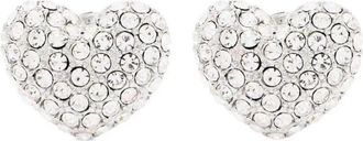 Marc Jacobs Hart Pave Oorbellen - Dames - Oorbellen - Grijs - ONE Size - Accessoires