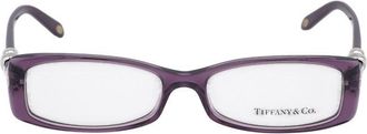 Tiffany & Co. Rectangle Acetate Frame Eyeglasses - Purple