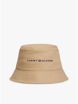 Tommy Hilfiger Tommy Logo Bucket Hat - Beige - LXL