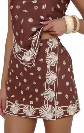Show me your Mumu Casey Mini Skirt In Brown