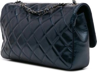 Chanel Hobo Bags - 2016-2017 Quilted Glazed Calfskin Coco Pleats Flap - Gr. unisize - in Blau - für Damen