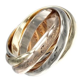 Cartier Gold Silver Yellow Gold (18K) Pink Gold (18K) White Gold (18K) Band Ring (Pre-Owned)