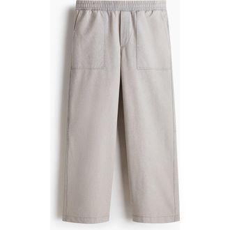 H&M Relaxed Fit Joggers in Light Gray at Nordstrom, Size Xx-Large