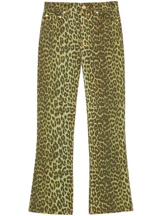 Ganni Betzy jeans - Geel