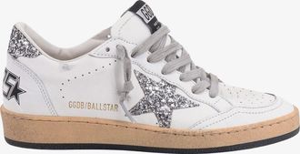 Golden Goose Sneakers Ballstar in pelle con logo laterale - GOLDEN GOOSE DELUXE BRAND - gender_Woman